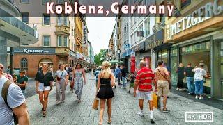 Koblenz Germany Tour in Koblenz to discover the sights 4k 60fps