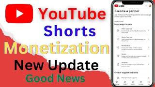 Youtube Shorts Monetization Big Update 2023  Finally Shorts Monetization suru ho gaya