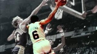 NBA legends react to Dr. J s iconic baseline scoop move in the 1980 NBA Finals  ESPN Archives