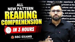 New Pattern Reading Comprehension  Best way to solve   English for SSC CGL CPO CHSL MTS STENO