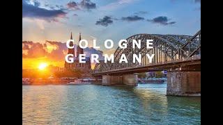 Cologne Germany  4K drone footage