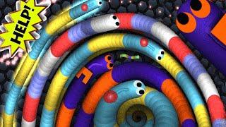 Slither.io - World Biggest Worm Party Ever  Slitherio Epic Moments