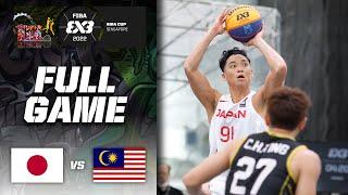 Japan v Malaysia  Men  Full Game  FIBA 3x3 Asia Cup 2022  3x3 Basketball