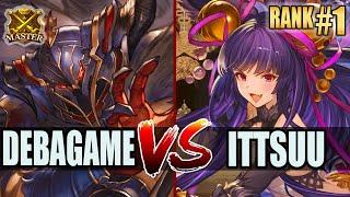 GBVSR  Debagame Vaseraga vs Ittsuu Yuel  High Level Gameplay