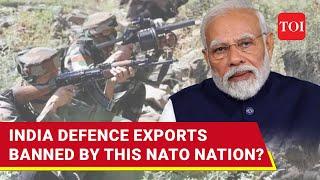 NATO Nation Friends With Russia Bans Defence Exports To India? New Delhi Responds  Watch