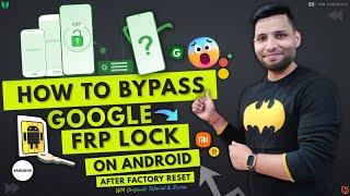 How To Bypass Google FRP Lock On Any Android Phone after factory reset 2023 Samsung FRP Bypass