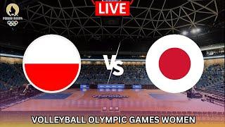 LIVE  POLAND vs JAPAN   Volleyball    Olympic Games Women