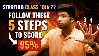 5 Steps To Score 95%   Class 10th 2024-25  Shobhit Nirwan