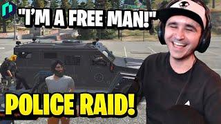 Summit1g gets RAIDED by Police & Released from Prison  GTA 5 NoPixel RP