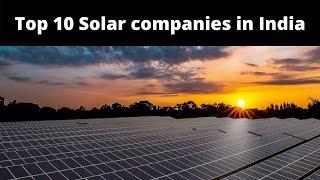 Top 10  best solar panel brands in India  2021 For both Home and commercial use