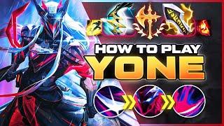 HOW TO PLAY YONE SEASON 14  NEW Build & Runes  Season 14 Yone guide  League of Legends