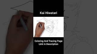 Kai Hiwatari Tracing Link In Description #tracing #shorts #beyblade #drawinggallery