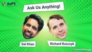 Sal Khan Khan Academy and Richard Rusczyk AoPS Host Student Q&A Live Recap