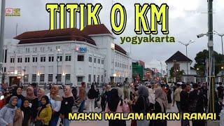 TITIK 0 KM YOGYAKARTA ‼️ SUASANA MAKIN RAMAI MENJELANG MALAM