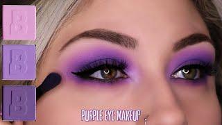 Rainbow Eye Makeup Series  Purple Eye Makeup Tutorial