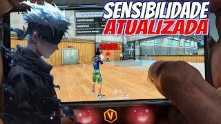 SENSI PARA NOVA ATUALIZAÇÃO‼️ A MELHOR SENSIBILIDADE PARA SUBIR CAPA No FREE FIRE ATUALIZADA