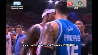 San Mig Coffee vs Alaska Marc Pingris-Gabby Espinas Incident