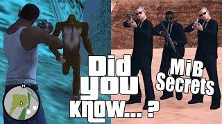 GTA San Andreas Secrets and Facts 26 Men in Black Mystery Grove Street Bigfoot Location and Myths