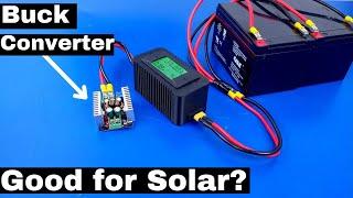 DIY Solar Battery Charger with a DC to DC Buck Converter.