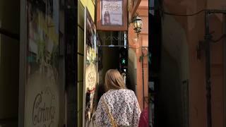 The narrowest street in Prague  #prague #czechrepublic #czech #czechia #street #praha #travel