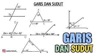 FuLL SOAL-SOAL GARIS DAN SUDUT‼️PTS GENAP 7 SMP