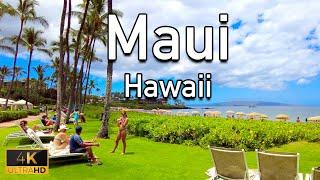 Wailea Beach Path Walking Tour  Kihei Maui Hawaii  May 2021 4K Ultra HD 60 FPS