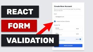 React Form Validation Tutorial 2022  react-hook-form and zod