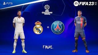 FIFA 23 - Real Madrid vs PSG  UEFA Champions League Final  PS5™ Gameplay 4K60