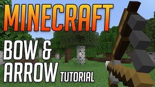 Minecraft How to Make a Bow and Arrow