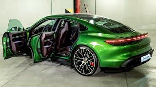 2023 Porsche Taycan 4S - Luxury Electric Sedan in Detail 4K