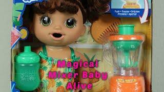 Magical Mixer Baby Alive Unboxing and Feeding