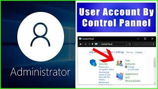 How to create User Account?  Control Panel Settings in Computer Windows 10 Tips & Tricks.