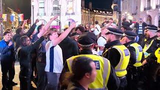 Behind the Scenes of Londons After Euro Final 2024 - London Nightlife 4K