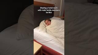 Not to mention the snoring  #hotel #funny #shorts #relatable