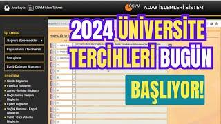 2024 Üniversite Tercihleri Bugün Başlıyor Tercih Nasıl Yapılır? Ösym Sayfasına Tercih Yapma