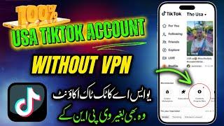 How to create TikTok USA account in Pakistan without vpn  Tiktok Monetization in Pakistan