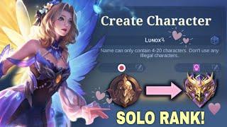 WARRIOR TO MYTHIC ^^ SOLO RANK - LUNOX ONLY ‍️  hardest challenge - MOBILE LEGENDS