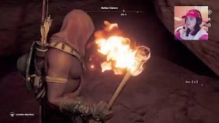 Playing and chatting Assassin‘s Creed Origins PS4