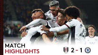 Fulham 2-1 Chelsea  Premier League Highlights  Fulham Win SW6 Derby To Make It Five Wins in Five