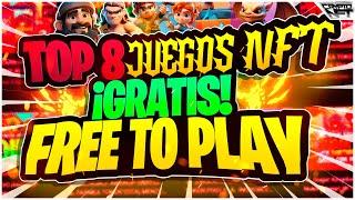  TOP 8 MEJORES JUEGOS NFT GRATIS para AGOSTO 2024  LOS JUEGOS NFT FREE TO PLAY MAS RENTABLES 