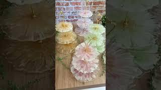 3D Flower Resin Cake Stands #shorts