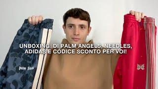 Nuovo Unboxing di Palm Angels Needles Adidas e codici sconto