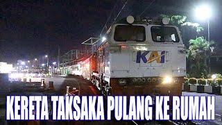 TAKSAKA PULANG KAMPUNG‼️Nonton Kereta Api Taksaka Langsir masuk ke Depo Kereta Api Yogyakarta