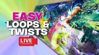 How to paint TWISTS and LOOPS the easy way LIVE stream tutorial