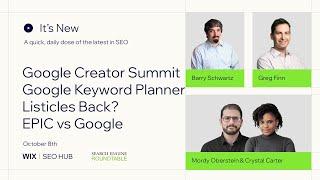 It’s New 108 Google Creator Summit Negative Keywords Keyword Planner Listicles & EPIC Lawsuit