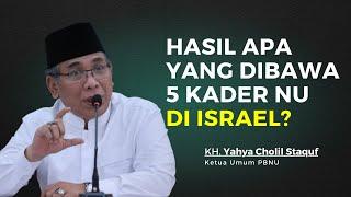 Gus Yahya Ditanya Soal Hasil Pembicaraan 5 Orang NU di Israel yang Sedang Viral