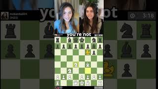 Andrea Botez will never play duck chess again after this game...