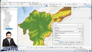 ArcGIS DEM Eğim Bakı Kabartma İzohips Haritası Oluşturma I Full Anlatım