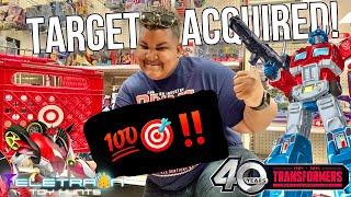 WE HIT THE BULLSEYE  HUNT + UNBOXING of Optimus Prime 2024 TARGET PACK Teletraan Toy Hunts 27