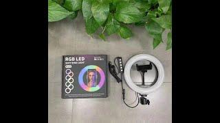 RGB LED SOFT RING LIGHT Unboxing & set up